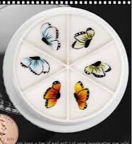 Applique Design Papillon Couleur Nail